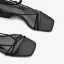 Sexy Schlicht Schwarz Strassenmode Sandalen Damen 2020 Knöchelriemen Low Heel Thick Heels Peeptoes Sandaletten