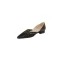 Modest / Simple Black Casual Leather Womens Sandals 2020 Pierced Flat Pointed Toe Sandals
