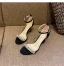 Charmant Noire Soirée Sandales Femme 2020 Faux Diamant Bride Cheville 10 cm Talons Aiguilles Peep Toes / Bout Ouvert Sandales