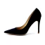 Modest / Simple Burgundy Office OL Suede Pumps 2020 Leather 10 cm Stiletto Heels Pointed Toe Pumps