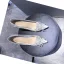 Charming Grey Crystal Wedding Shoes 2020 Lace 8 cm Stiletto Heels Pointed Toe Wedding Pumps