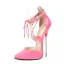 Sexy Schwarz Karneval Club Sandalen Damen 2020 Knöchelriemen 16 cm Stilettos Spitzschuh Sandaletten