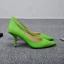 Modest / Simple Lime Green Office OL Pumps 2020 7 cm Stiletto Heels Pointed Toe Pumps