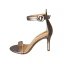 Sexy Noire Club de carnaval Sandales Femme 2020 Bride Cheville 10 cm Talons Aiguilles Peep Toes / Bout Ouvert Sandales