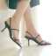 Sexy Black Street Wear Womens Sandals 2020 Ankle Strap 6 cm Stiletto Heels Open / Peep Toe Sandals