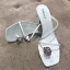Modest / Simple Black Street Wear Rhinestone Womens Sandals 2020 7 cm Stiletto Heels Open / Peep Toe Sandals
