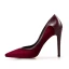 Modest / Simple Burgundy Office OL Pumps 2020 Leather Suede 10 cm Stiletto Heels Pointed Toe Pumps