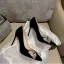Chic / Beautiful Black Evening Party Pumps 2020 Leather Rhinestone Bow 9 cm Stiletto Heels Pointed Toe Pumps