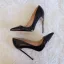 Chic / Beautiful Black Office OL Leather Pumps 2020 Patent Leather 12 cm Stiletto Heels Pointed Toe Pumps