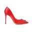 Schöne Schwarz Abend Strass Pumps 2020 Satin 12 cm Stilettos Spitzschuh Pumps