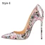 Fine Multi-Farger Ball Pumps 2020 Patent Lær 12 cm Stiletthæler Spisse Pumps