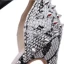 Sexy Noire Soirée Rivet Sandales Femme 2020 Noeud Bride Cheville 12 cm Talons Aiguilles À Bout Pointu Sandales