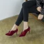 Schlicht Schwarz Freizeit Wildleder Stiefel Damen 2020 Leder Strass Schleife 8 cm Stilettos Spitzschuh Stiefel