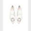 Lovely Chic / Beautiful Ivory Wedding Shoes 2020 Leather Pearl Rhinestone 5 cm Thick Heels Pointed Toe Wedding Pumps
