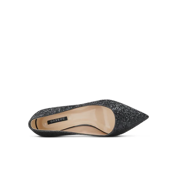 Glitter Goud Pailletten Avond Pumps 2020 10 cm Naaldhakken / Stiletto Spitse Neus Pumps