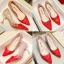 Sparkly Gold Red Sequins Wedding Shoes 2020 Rhinestone 9 cm Stiletto Heels Pointed Toe Wedding Pumps