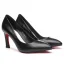 Enkel Svart Kontor OL Spisse Pumps 2020 9 cm Stiletthæler Pumps