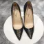 Vintage / Retro Black Street Wear Snakeskin Print Pumps 2020 12 cm Stiletto Heels Pointed Toe Pumps
