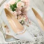 Schöne Silber Pailletten Brautschuhe 2020 Strass Perle 8 cm Stilettos Spitzschuh Hochzeit Pumps