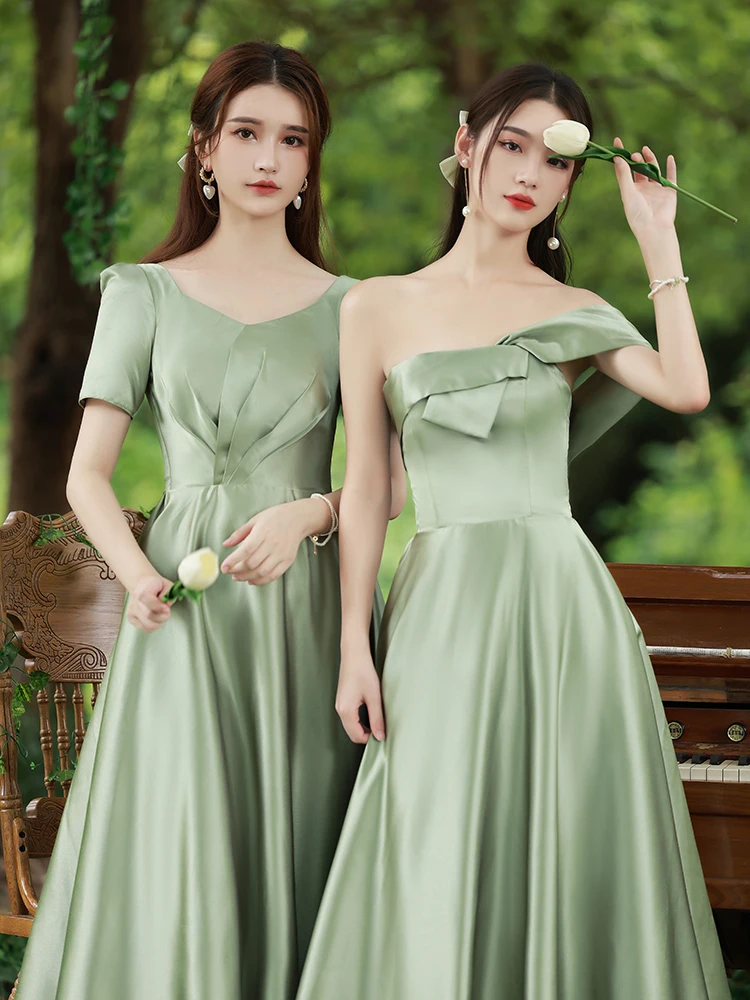 slim fit dress slacks Cowl Neck Maxi Satin Bridesmaid Dress / Olive Green – Style Cheat