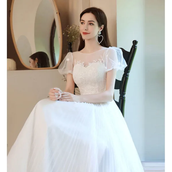 elegant white formal dresses White Grecian Maxi Long Formal Prom Evening Dress with Slit EN5602 main image 1