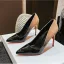 Chic / Beautiful Red Gradient-Color Evening Party Pumps 2021 Leather 10 cm Stiletto Heels Pointed Toe Pumps High Heels