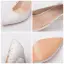 Elegant White Pearl Lace Flower Wedding Shoes 2021 9 cm Stiletto Heels Pointed Toe Wedding Pumps High Heels