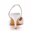 Chic / Beautiful White Pearl Wedding Shoes 2021 7 cm Stiletto Heels Pointed Toe Wedding High Heels