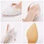 Chic / Belle Blanche En Dentelle Fleur Chaussure De Mariée 2021 7 cm Talons Aiguilles À Bout Pointu Mariage Talons Hauts