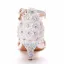 Uroczy Białe Rhinestone Z Koronki Kwiat Buty Ślubne 2021 Z Paskiem 5 cm Szpilki Peep Toe Ślub Sandały Wysokie Obcasy