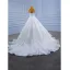 High-end White Glitter Wedding Dresses 2021 Ball Gown Sleeveless Sequins Rhinestone Spaghetti Straps Cathedral Train Wedding