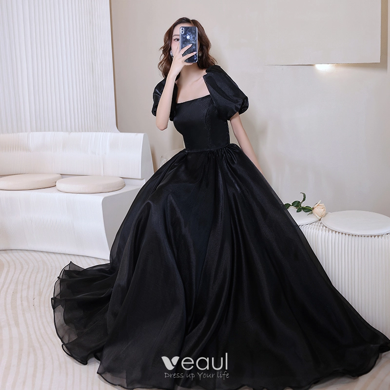 2022 Sparkly Black Prom Dresses Formal Lace V-neck Straps Glitter A Line  Backless Party Evening Prom Gowns - Prom Dresses - AliExpress
