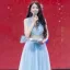 Fashion Sky Blue Beading Rhinestone Sequins Evening Dresses 2021 A-Line / Princess High Neck Sleeveless Floor-Length / Long Formal Dresses