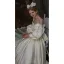 High-end Ivory Bow Satin Wedding Dresses 2022 Ball Gown Off-The-Shoulder Puffy Long Sleeve Backless Royal Train Wedding