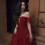 Chic / Belle Bordeaux Perlage Paillettes Robe De Bal 2022 Princesse De l'épaule Manches Courtes Dos Nu Longue Robe De Ceremonie