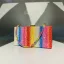 Inhabituel Multi-Couleurs Arc en ciel Faux Diamant Cocktail Pochette 2022
