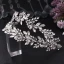 Snygga / Fina Silver Rhinestone Legering Tiara Brud Huvudbonad 2022 Bröllop Tillbehör
