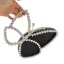 Charmant Noire Faux Diamant Paillettes Papillon Pochette 2022 Soirée Accessorize Pochette