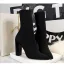 Modest / Simple Dark Green Street Wear Womens Boots 2022 9 cm Thick Heels Pointed Toe Boots High Heels