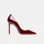Chic / Beautiful Pearl Pink Street Wear Leather Pumps 2021 Patent Leather 10 cm Stiletto Heels Pointed Toe High Heels Pumps