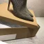 Chic / Beautiful Army Green Street Wear Ankle Suede Knitting Womens Boots 2020 10 cm Stiletto Heels Pointed Toe Boots