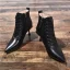 Fashion Black Street Wear Ankle Womens Boots 2020 Leather 7 cm Stiletto Heels Pointed Toe Boots