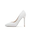 Modest / Simple Nude Office OL Patent Leather Pumps 2020 12 cm Stiletto Heels Pointed Toe Pumps