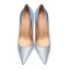 Glitzernden Himmelblau Farbverlauf Abend Pailletten Pumps 2020 12 cm Stilettos Spitzschuh Pumps