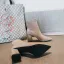 Chic / Beautiful Winter Black Street Wear Ankle Womens Boots 2020 Suede 7 cm Thick Heels Pointed Toe Boots