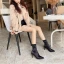 Fashion Street Wear Black Ankle Womens Boots 2020 9 cm Stiletto Heels Pointed Toe Boots