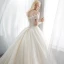 Sparkly Ivory Wedding Dresses 2018 Ball Gown Off-The-Shoulder Backless Sleeveless Cathedral Train Wedding
