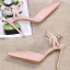 Sexy Fashion Nude Evening Party Womens Sandals 2020 Ankle Strap Patent Leather 10 cm Stiletto Heels Pointed Toe Heels