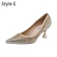 Charmant Rot Abend Pumps 2020 Perle Strass 6 cm Stilettos Spitzschuh Pumps