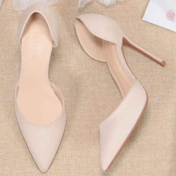 Elegant Black Suede Evening Party Womens Shoes 2020 10 cm Stiletto Heels Pointed Toe High Heels